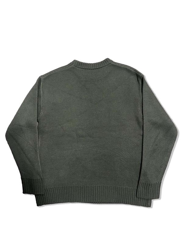 Men's Letter Print Drop Shoulder Sweater, Loose Casual Long Sleeve Round Neck Jumper for Fall & Winter, Fashion Men's Knitwear for Daily Wear