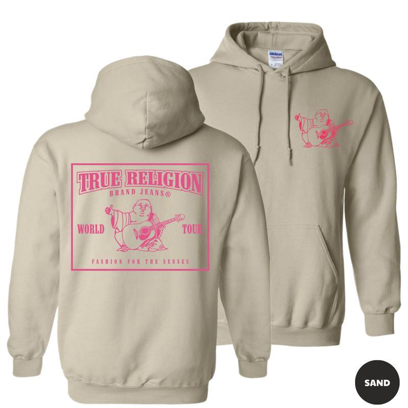 True Religion World Tour 2 sides Hoodie, True Religion Hoodie, World Tour Shirt, All size-Full Color, Gift for Him and Her casual hoodie