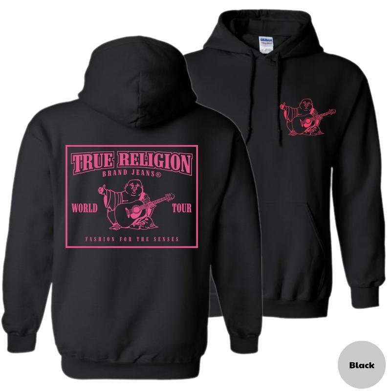 True Religion World Tour 2 sides Hoodie, True Religion Hoodie, World Tour Shirt, All size-Full Color, Gift for Him and Her casual hoodie