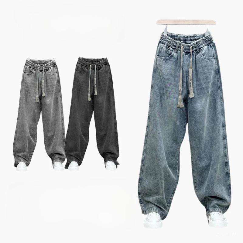 Unisex Baggy Wide Leg Jeans for Men and Women - Comfortable Loose Denim - Oversized Streetwear Outfit - Ideal for Everyday Style - Pants, Trouser