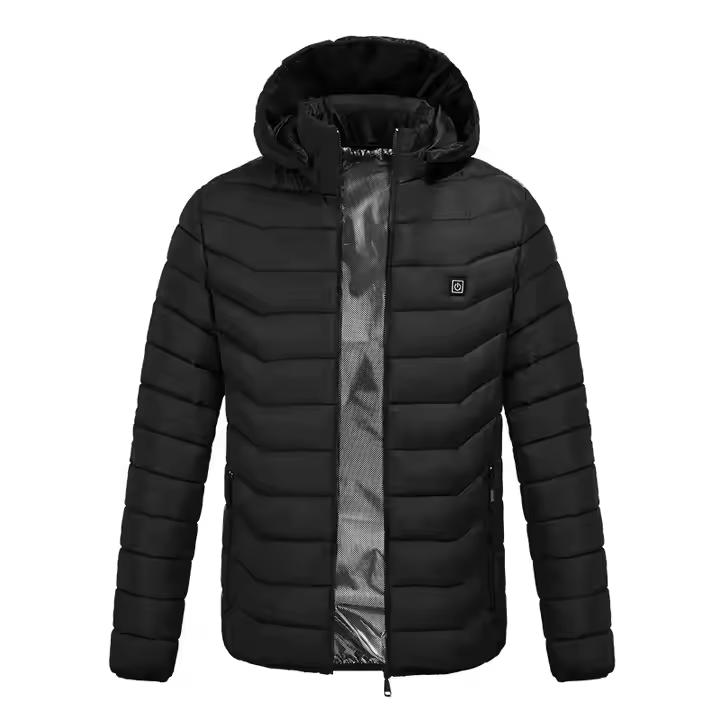 Rechargeable Heated Jacket for Outdoor Activities with 9 Heating Zones for Men and Women Menswear Coats