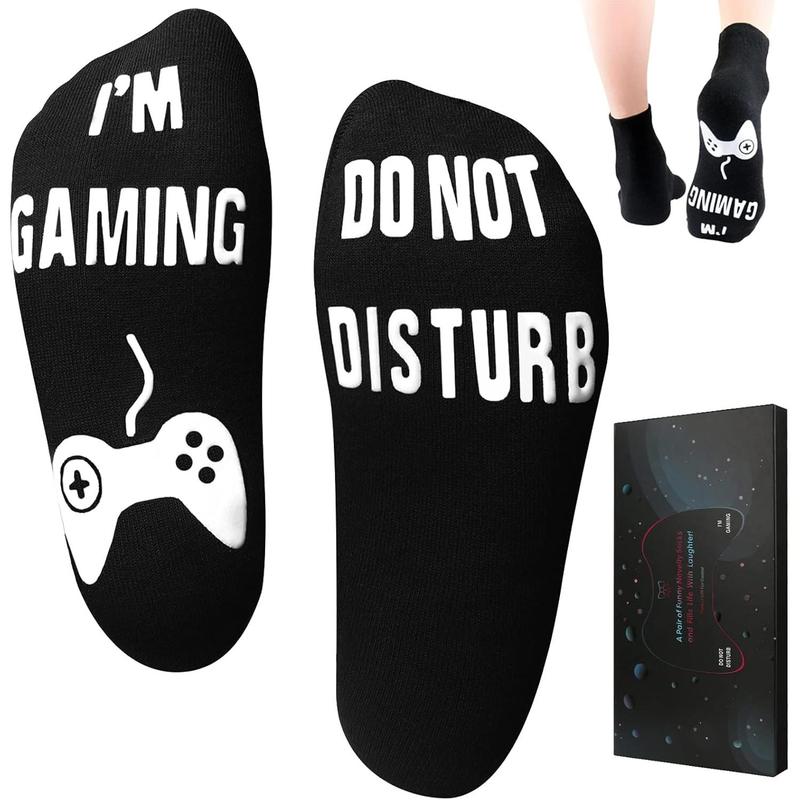 Do Not Disturb I'm Gaming Socks,Christmas Men Gifts For Men,Gamer Socks Gift For Teenage Boys,Gifts For Son,Men,Dad,Husband