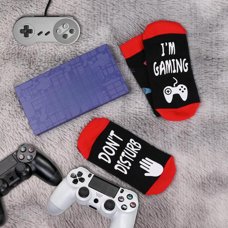 Do Not Disturb I'm Gaming Socks,Fathers Day Mens Gifts,Birthday Gifts for Him,Teenage Boy Gifts Idea for Son,Boyfriend