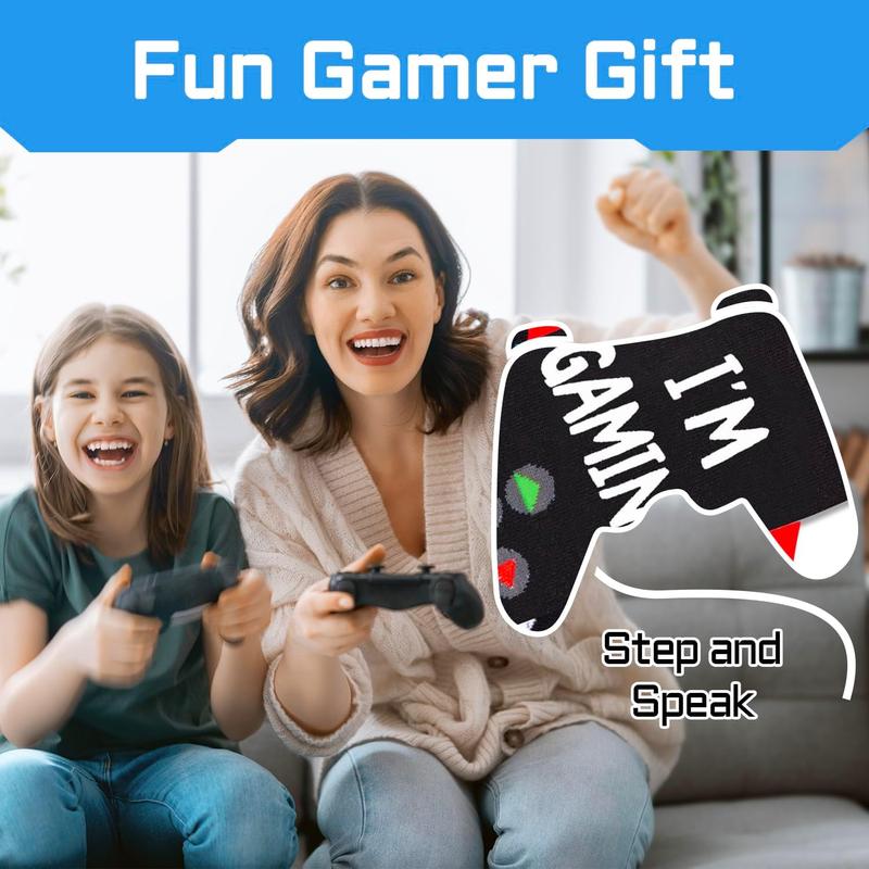 Gamer Gifts Teen Boys Men - Video Game Gifts, Gaming Socks Ideas, Gaming Socks for Adult, Kids