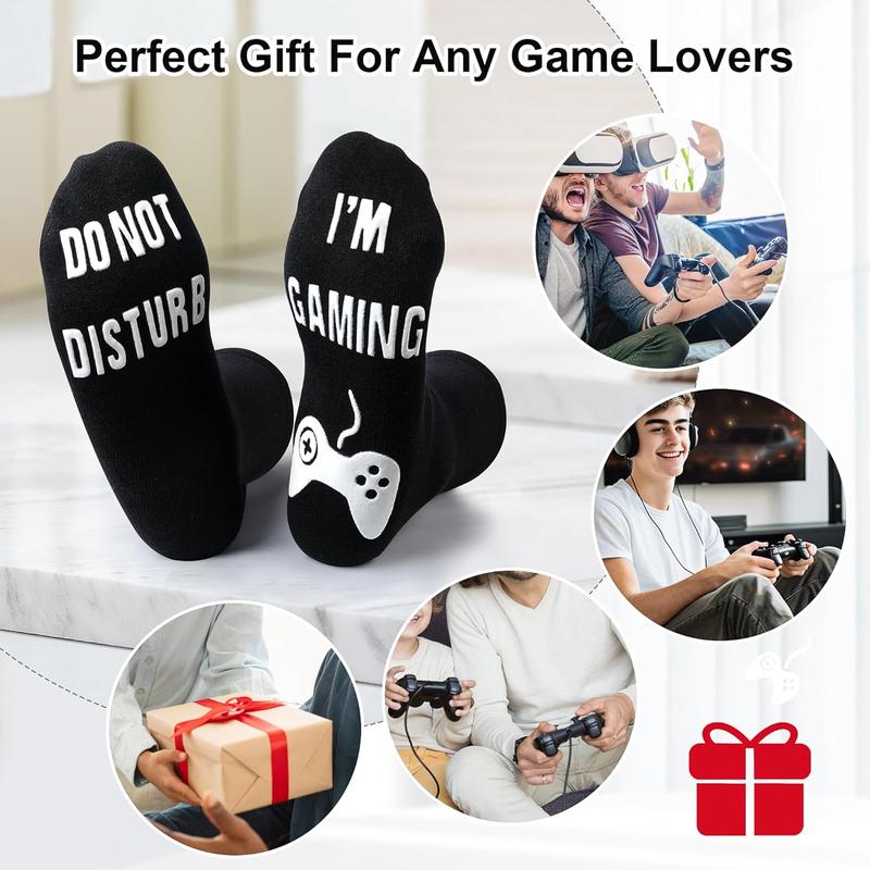 Do Not Disturb I'm Gaming Socks,Christmas Men Gifts For Men,Gamer Socks Gift For Teenage Boys,Gifts For Son,Men,Dad,Husband