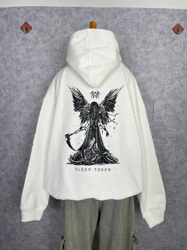 Sleep Token Hoodie 2 sides and left sleeve Print Logo Take Me Back To Eden Hoodie sweatshirt