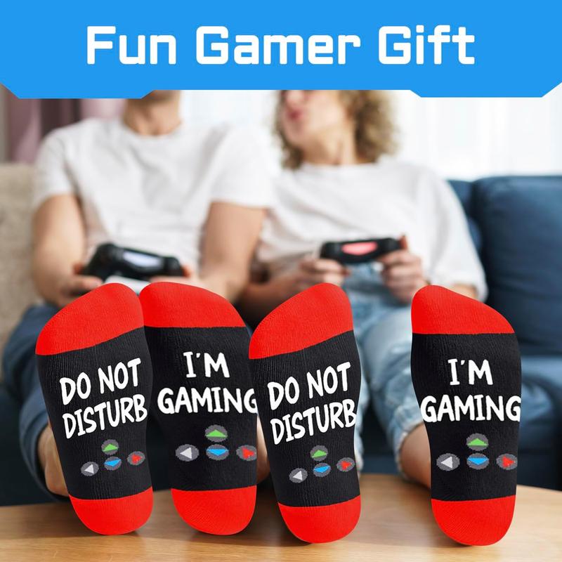 Gamer Gifts Teen Boys Men - Video Game Gifts, Gaming Socks Ideas, Gaming Socks for Adult, Kids