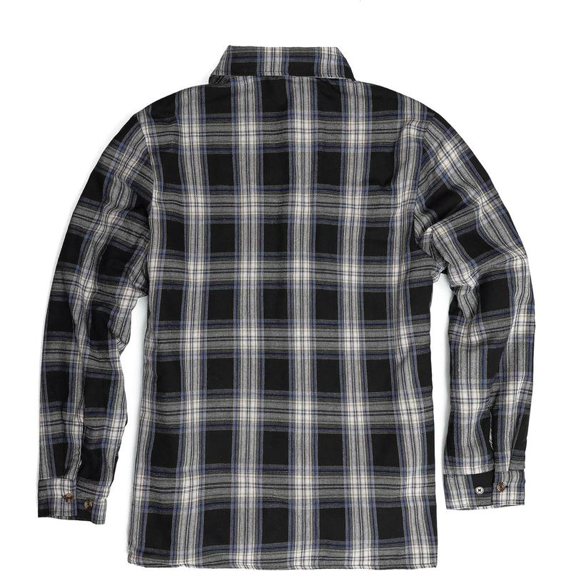 Mens Sherpa Fleece Lined Flannel Shirt Jacket Long Sleeve Button Down Plaid Winter Jacket