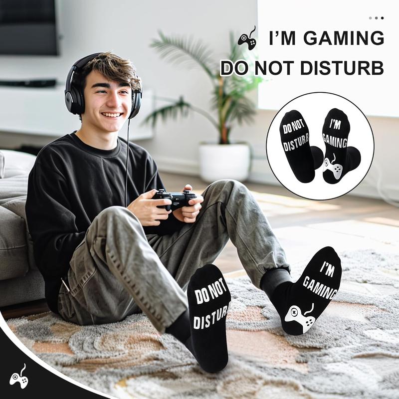 Do Not Disturb I'm Gaming Socks,Christmas Men Gifts For Men,Gamer Socks Gift For Teenage Boys,Gifts For Son,Men,Dad,Husband