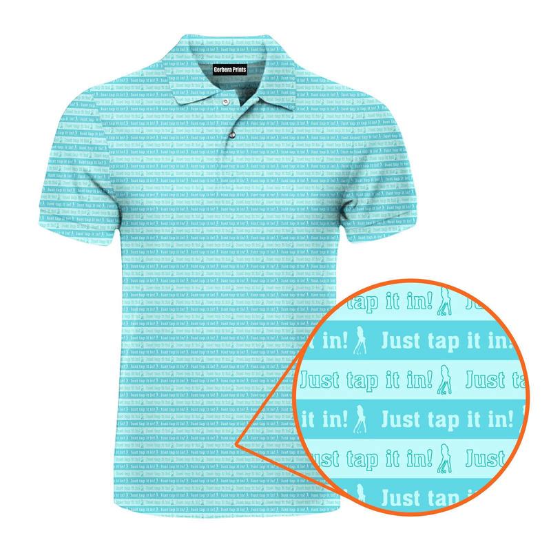 Just tap it in - Golf Polo Shirt, Unique Men Polo Shirt, Humor Witty Gift for Golf Lover