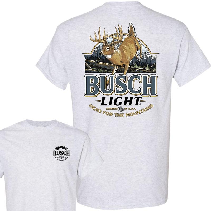 Limited Busch Light Deer Label Double Side Shirt, Beer Busch Light, For Men, For Women