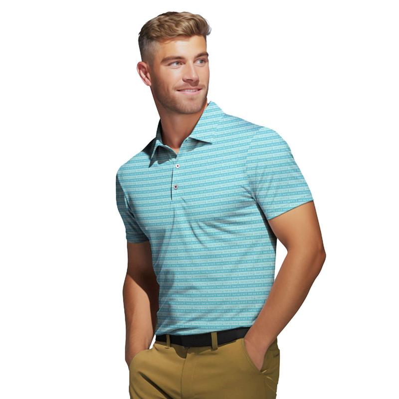 Just tap it in - Golf Polo Shirt, Unique Men Polo Shirt, Humor Witty Gift for Golf Lover