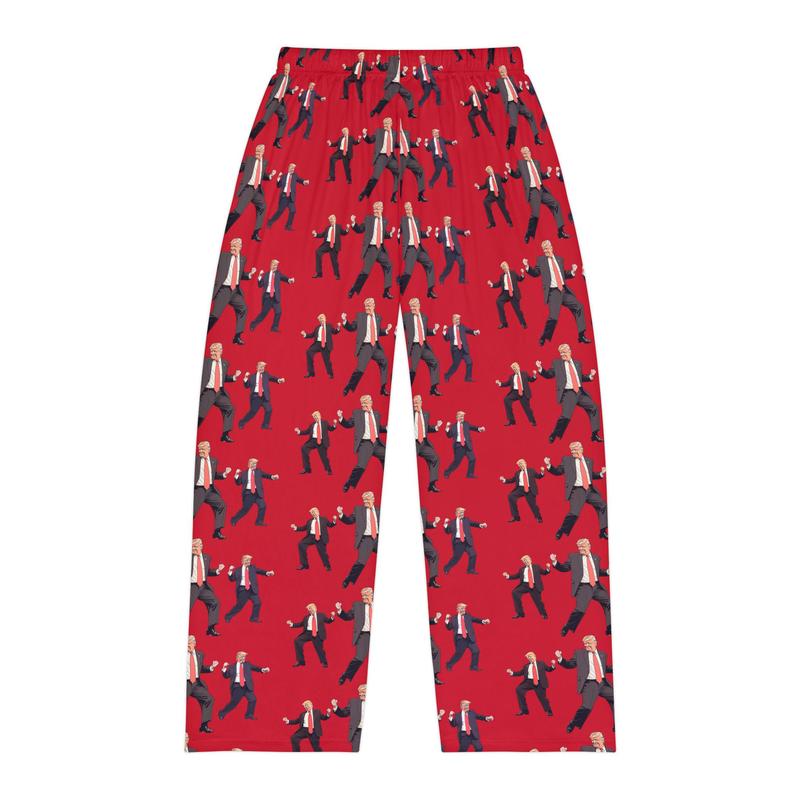 VICTORY DANCE Unisex Pajama Pants, Comfy Sleepwear, Lounge Pants for Home, Gift for Dad, Cozy Holiday Wear, Cartoon Print Pants Loungewear Menswear