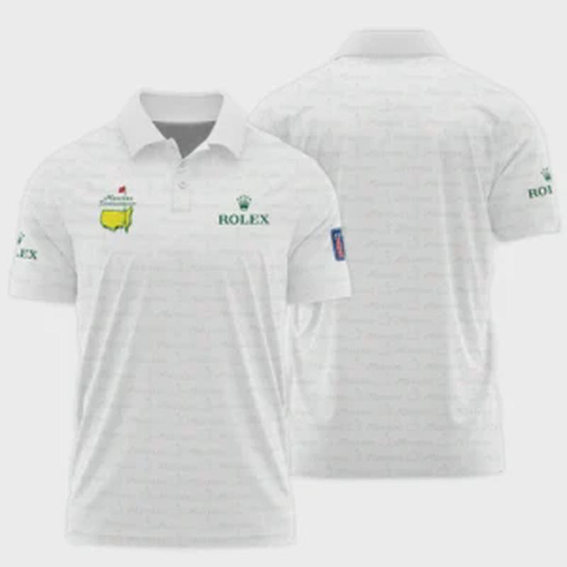 Golf Pattern Cup White Mix Green Masters Tournament  Polo Shirt Style Classic Polo Shirt For Men