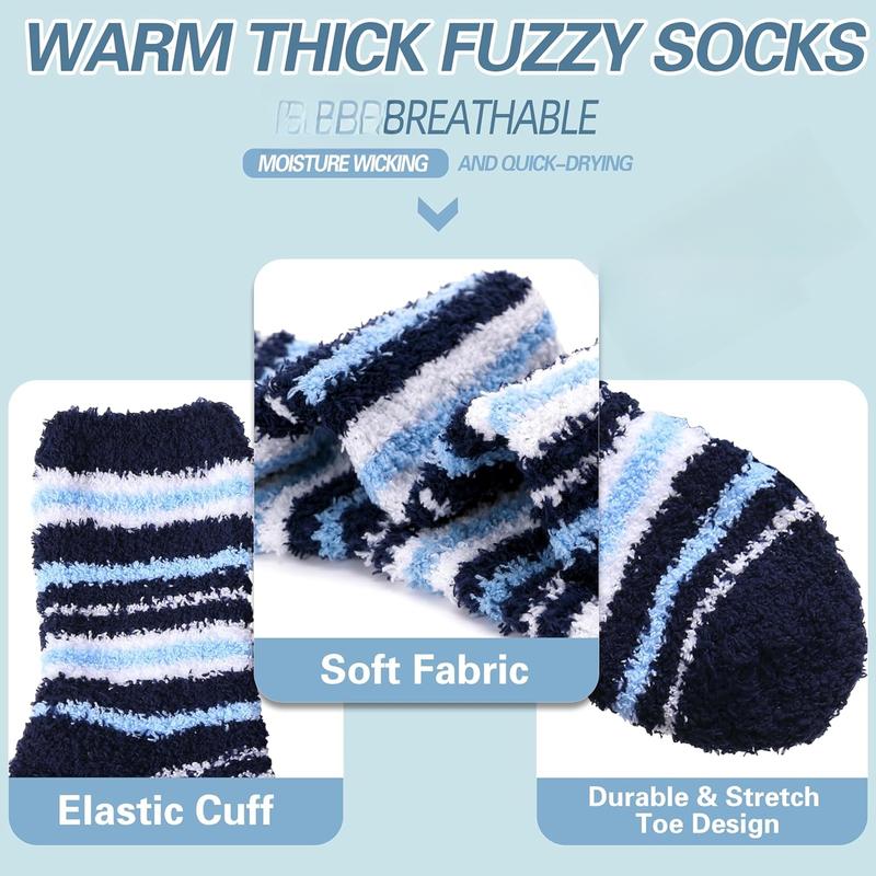 Fuzzy Socks Warm Winter Slipper Fluffy Sleep Cozy Comfy Cabin Socks for Mens Womens