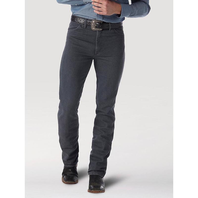 Wrangler Cowboy Cut Slim Fit 100% Cotton Charcoal