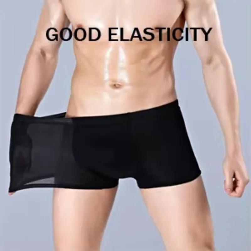 5 Packs Bamboo Boxers Man XL XXL XXXL XXXXL 5XL 6XL Plus Size Underwear Men Flat Feet Gym Shorts Panties Black Underpants Gifts Menswear Socks