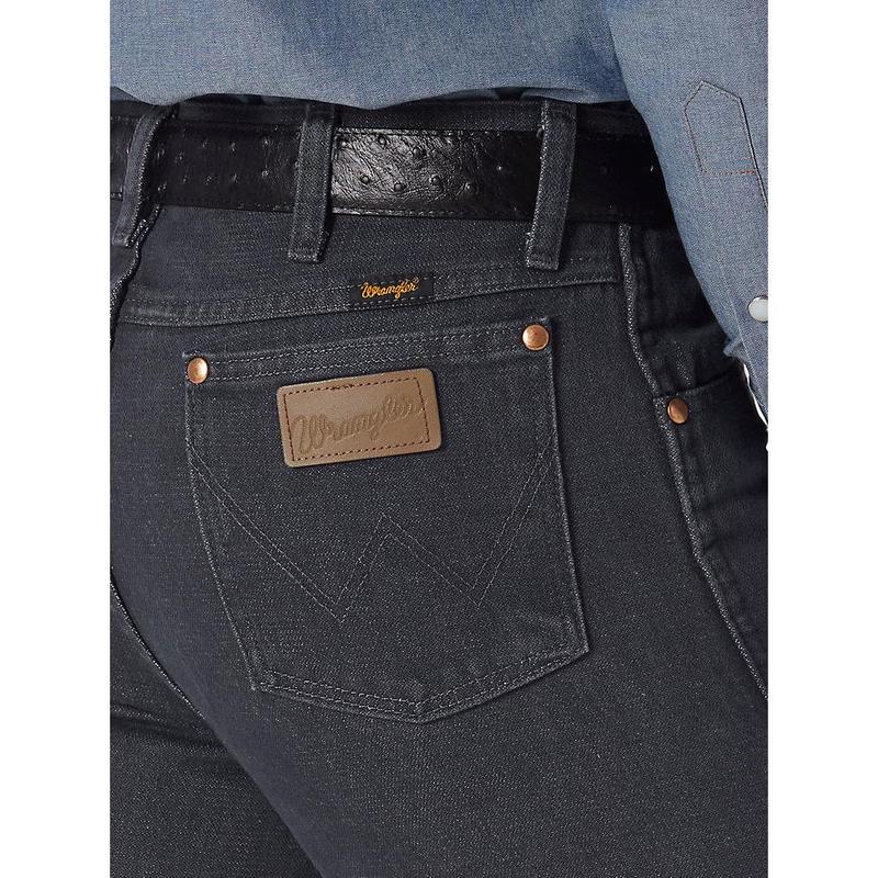 Wrangler Cowboy Cut Slim Fit 100% Cotton Charcoal