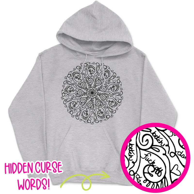 Curse Word Mandala Hoodie