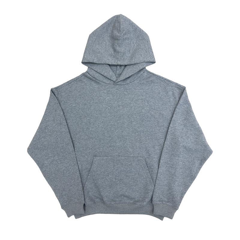 380 GSM 'Heather Grey' Fleece Hoodie