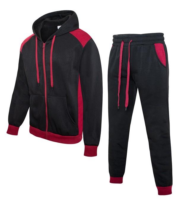 Men Fleece Comfort Set Active Essentials 2 Piece Set Outfit Hoodie Jogger tracksuit hoodie