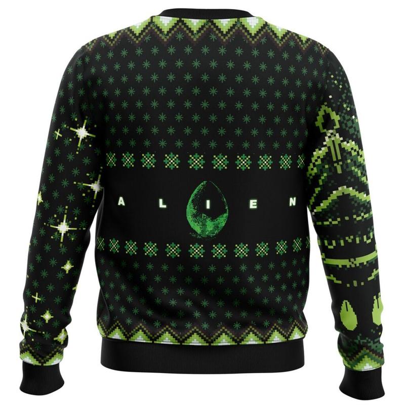 Xenomorph Alien Ugly Christmas Sweater - Men's Top Classic Menswear