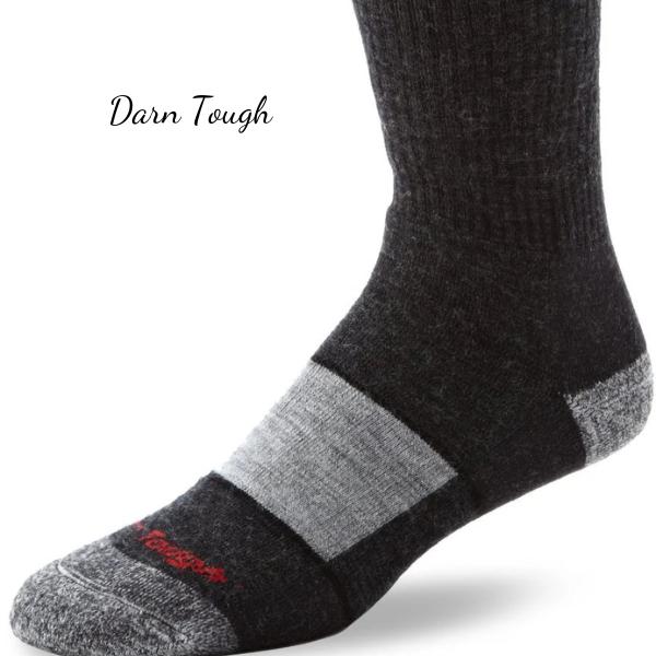 Darn Tough Olive Merino Wool Boot Sock Cushion - Unisex Size L Fabric Menswear Spandex Man Bowling Tropical