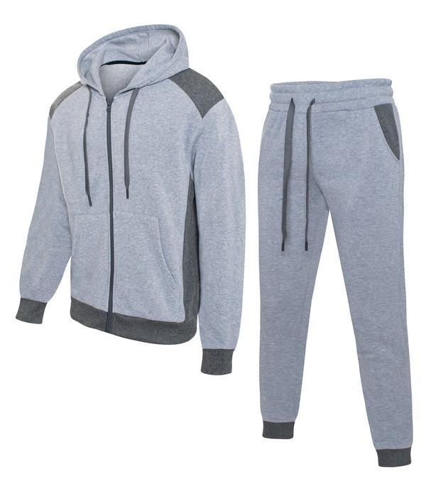 Men Fleece Comfort Set Active Essentials 2 Piece Set Outfit Hoodie Jogger tracksuit hoodie