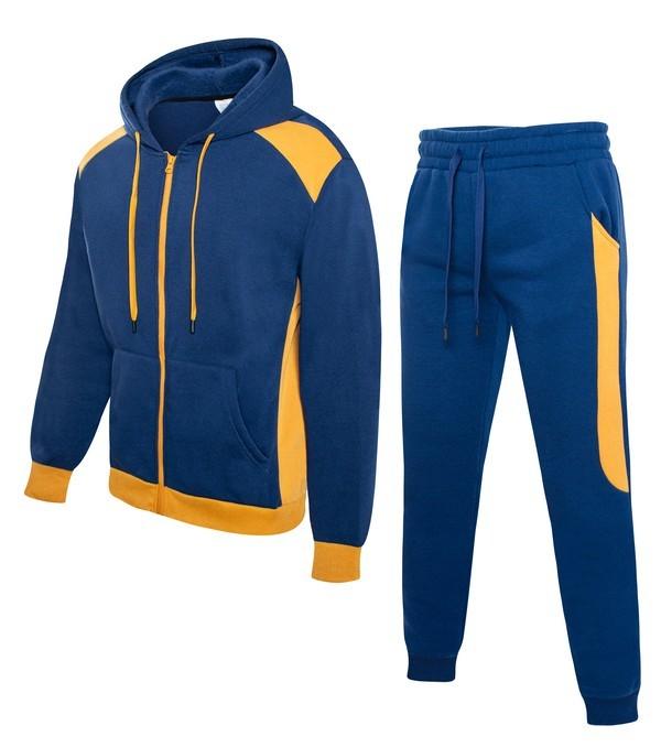 Men Fleece Comfort Set Active Essentials 2 Piece Set Outfit Hoodie Jogger tracksuit hoodie