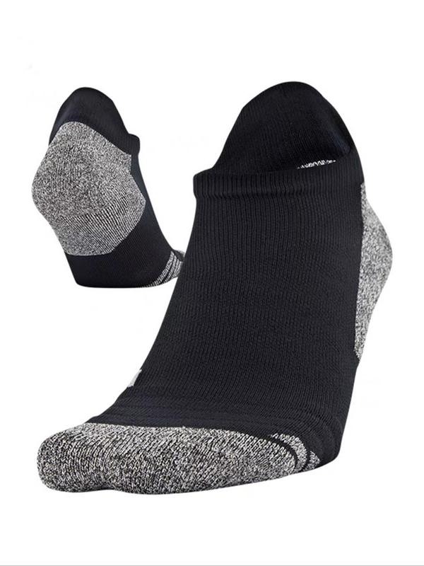 Men's Colorblock Ankle Socks, Anti-odor Sweat-absorbing Low Cut Socks, Soft Comfy Breathable Socks for All Seasons Daily Wear