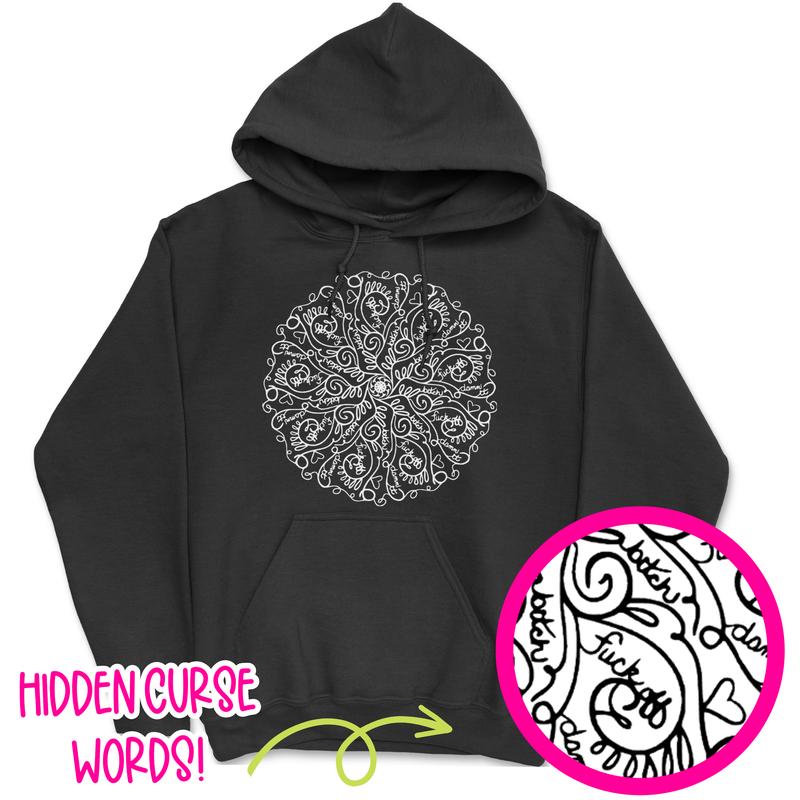 Curse Word Mandala Hoodie