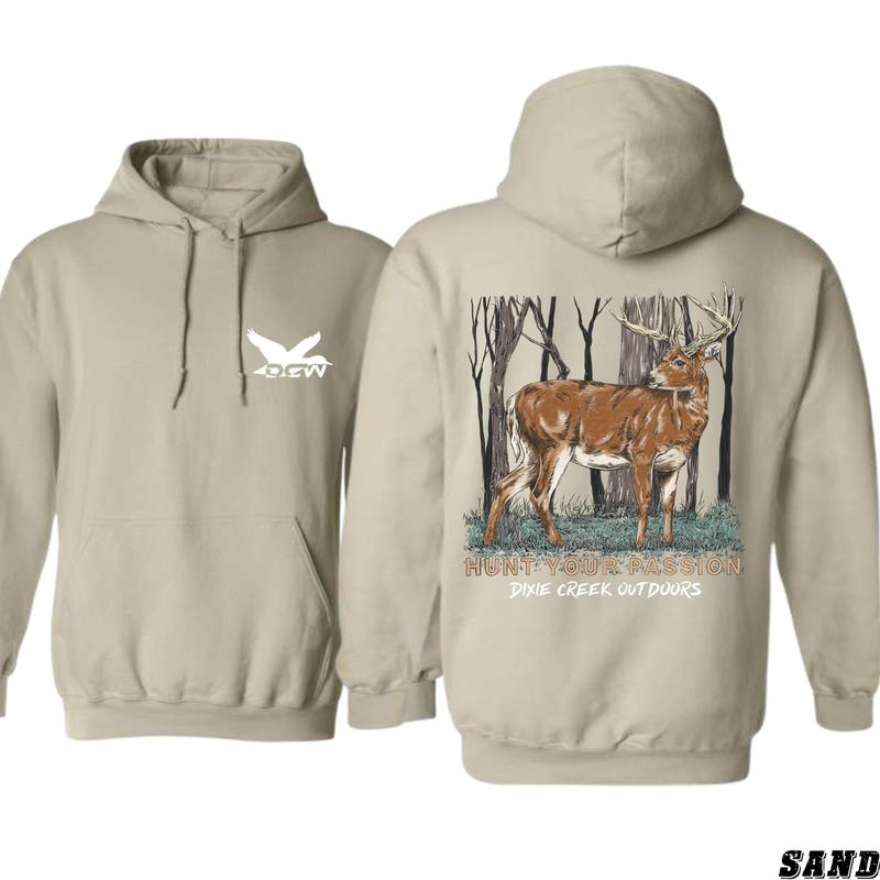 Dixie Creek Outdoors Hoodie - Deer Hunting Design, Camo Country Hoodies, Perfect for Outdoor Enthusiasts, Ideal for Casual Wear, Comfortable and Stylish, Hoodie For Men, Hoodie For Women Menswear Sweaters Tops Underwear