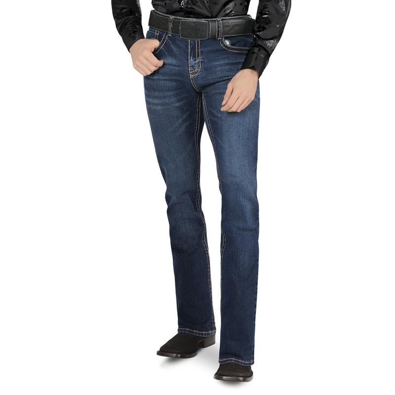 Pantalón para Hombre de Mezclilla Vaquero LAMASINI LM9022