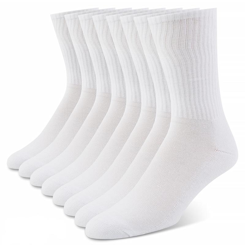 True Religion Mens Socks 8 Pairs Crew Socks for Men Premium Athletic Men's Socks, Shoe Size 8-12