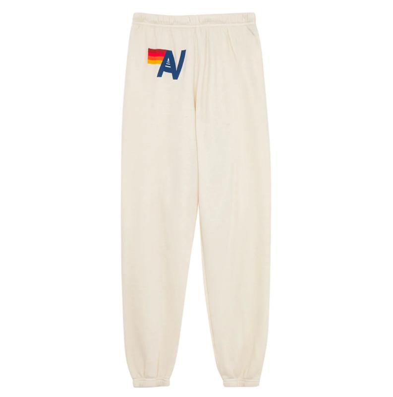 #AviatorNationn Vintage White Logo Sweatpants