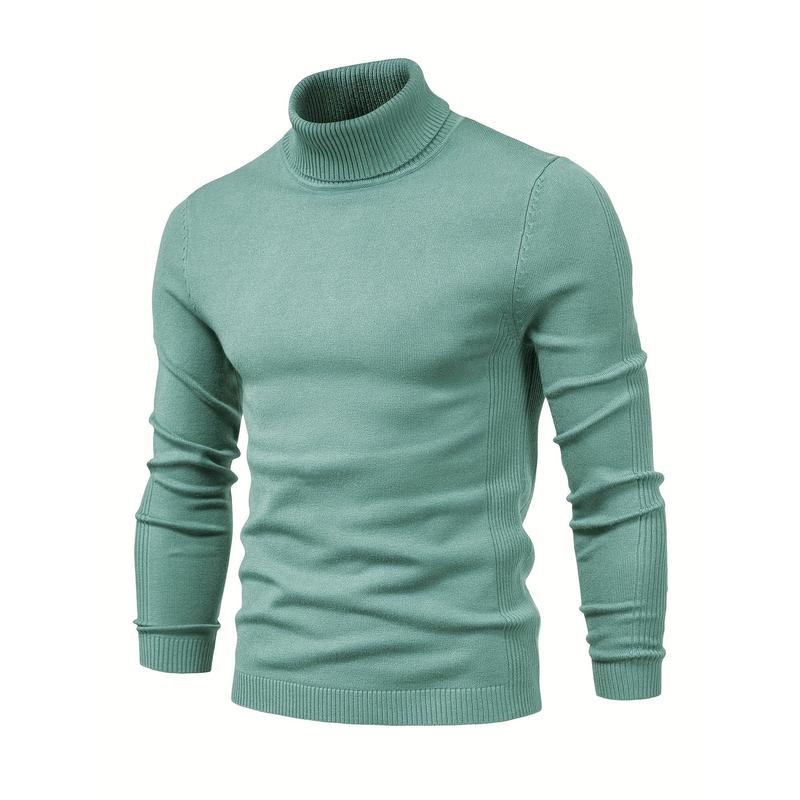 All Match Best Sellers Autumn Winter Sweater Men Solid Turtleneck Sweaters