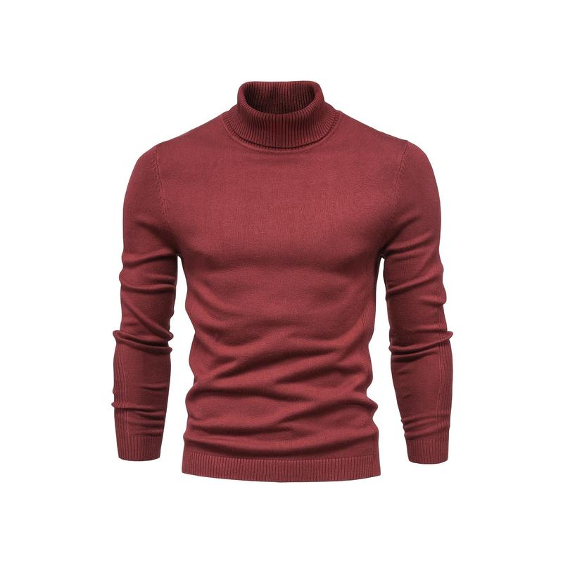 All Match Best Sellers Autumn Winter Sweater Men Solid Turtleneck Sweaters