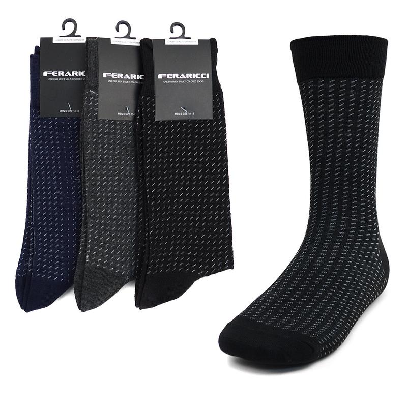 12 Pair Pack Men's Classics Dress Socks