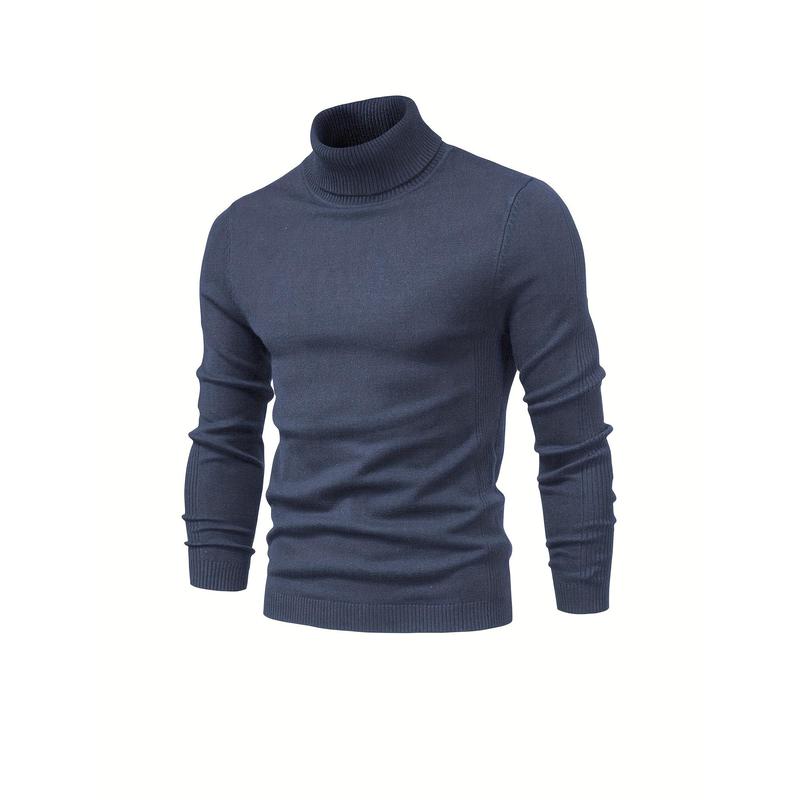 All Match Best Sellers Autumn Winter Sweater Men Solid Turtleneck Sweaters