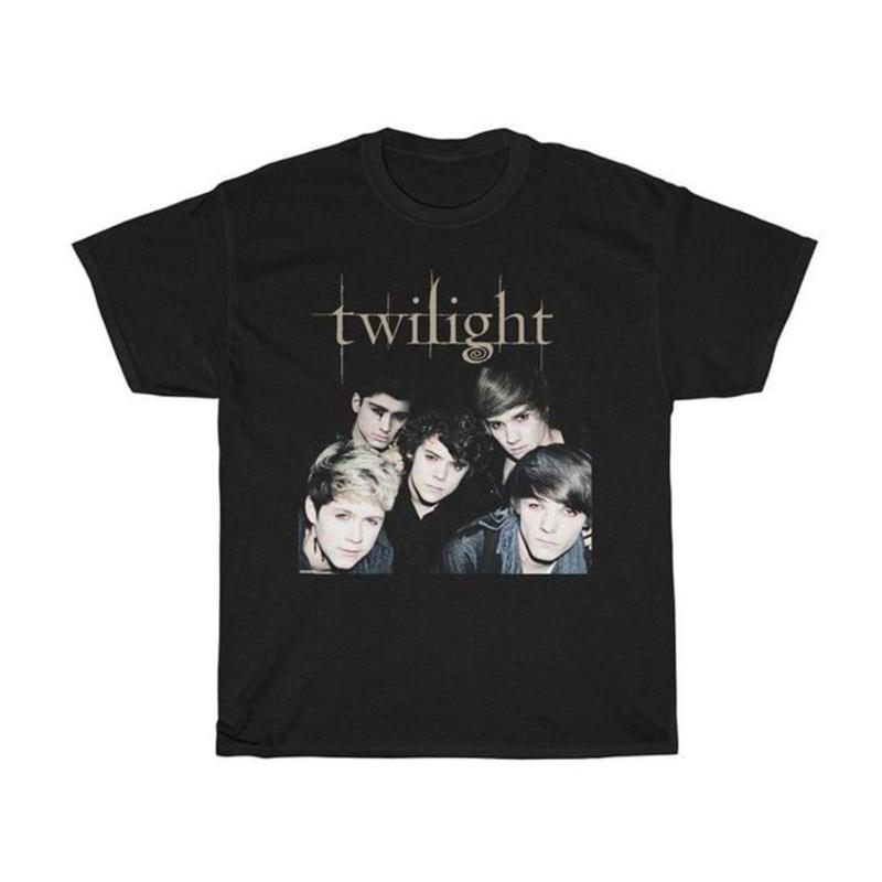 One Direction as Twilight T-Shirt, Twilight T- Shirt, One Direction T-Shirt Menswear Top Underwear Tshirt