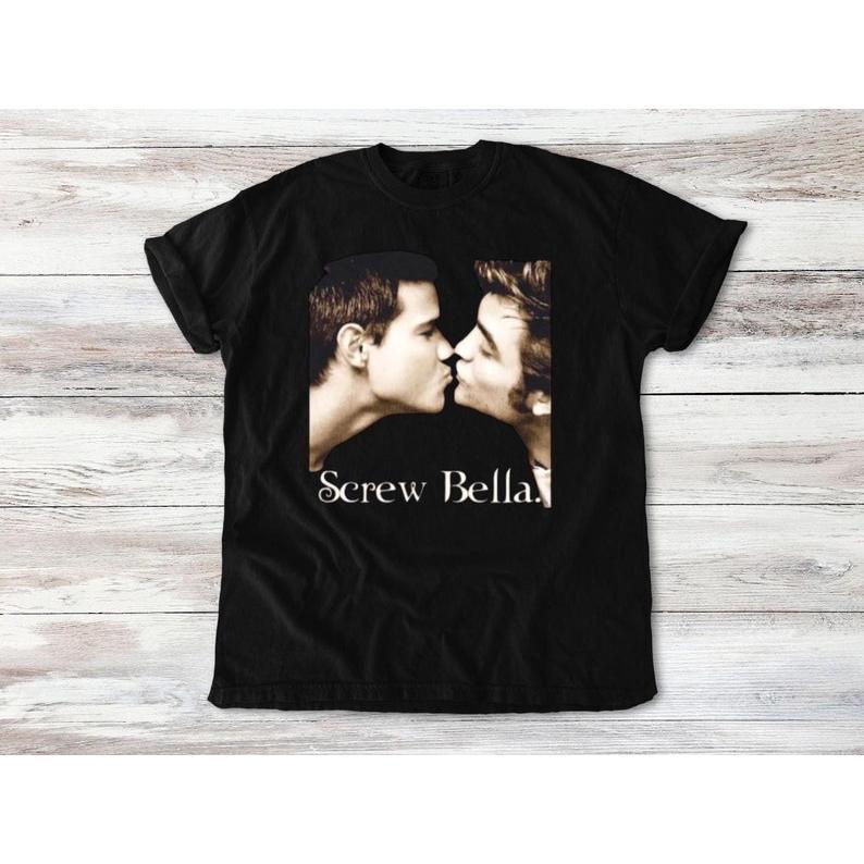 Screw Bella Retro Shirt, Inappropriate Shirt, Dank Meme Shirt, Weird, Funny Meme, Funny Twilight, Crewneck, Cotton, Graphic Tee