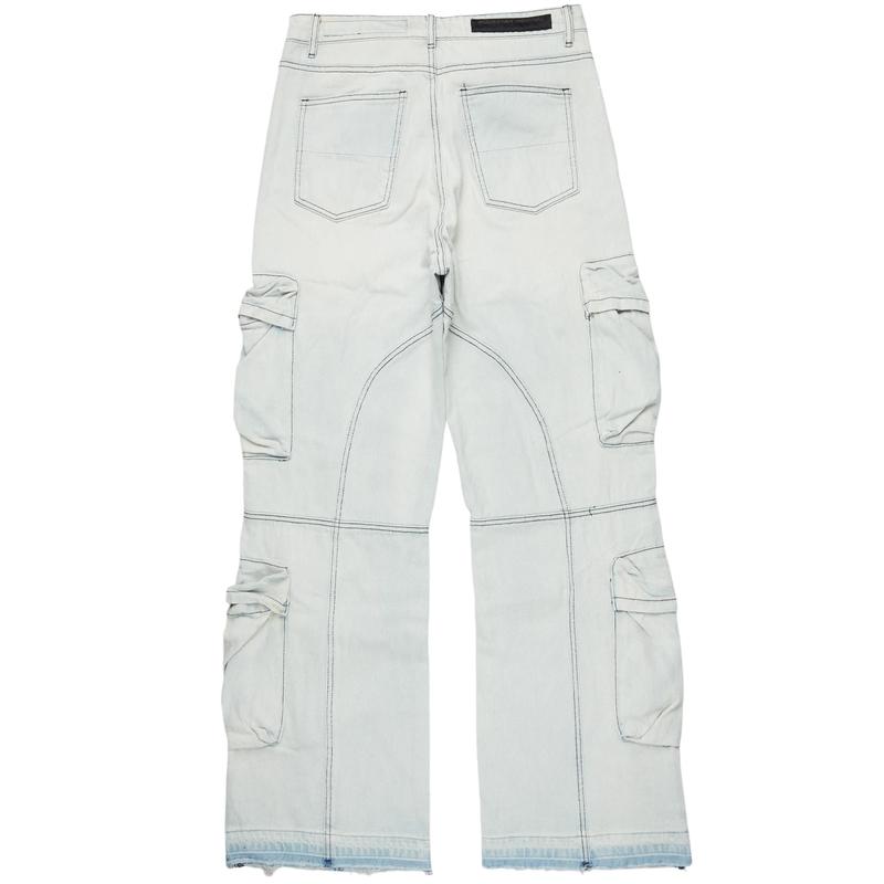 Alary Painter Blue Baggy Fit Cargo Jean