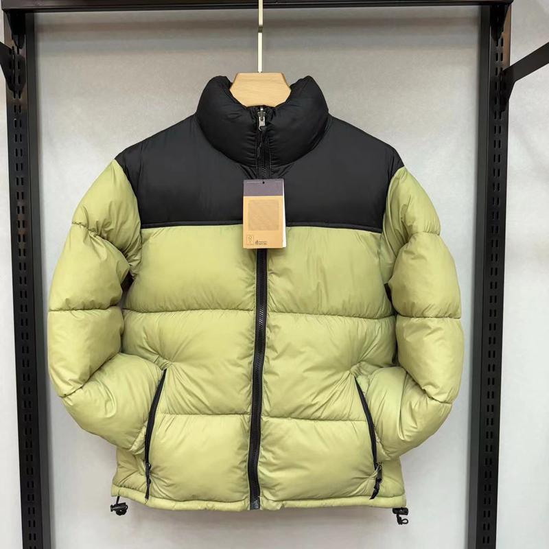 North 1996 stand collar windproof can be accommodated down jacket winter men and women with no hat casual zip polo sweater casual jacket outdoor activity menswear top slim fit