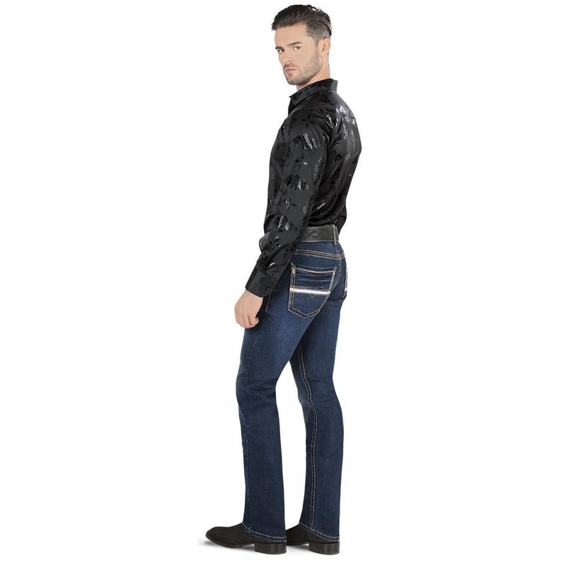 Pantalón para Hombre de Mezclilla Vaquero LAMASINI LM9022