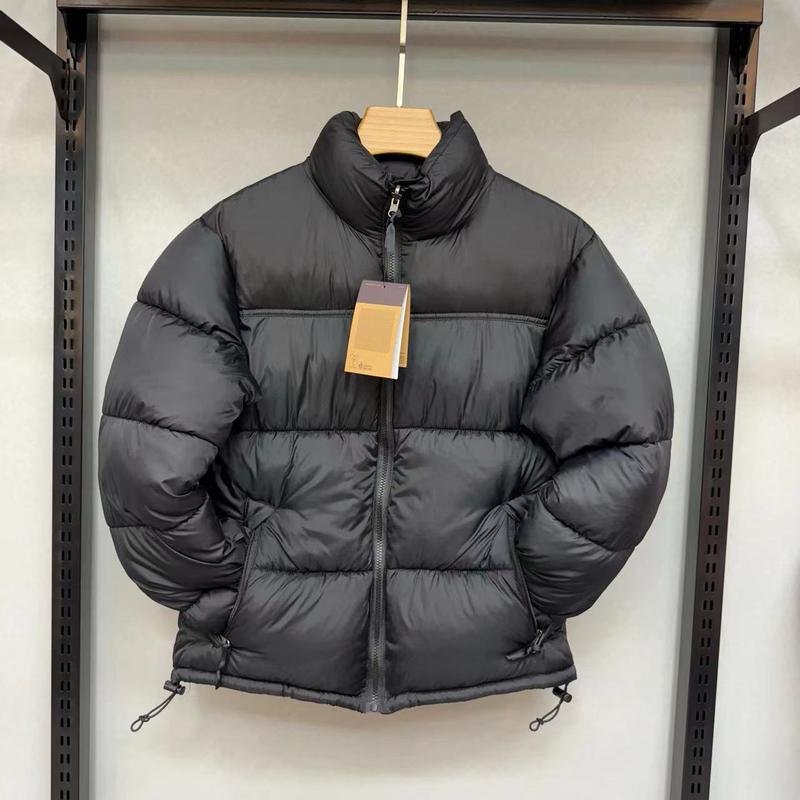 North 1996 stand collar windproof can be accommodated down jacket winter men and women with no hat casual zip polo sweater casual jacket outdoor activity menswear top slim fit