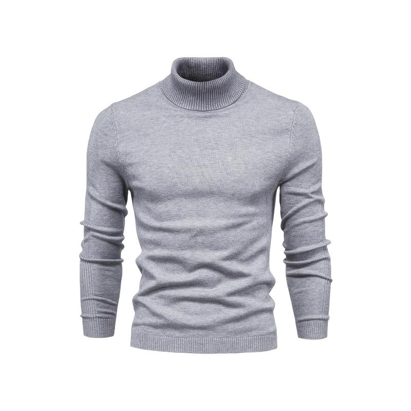 All Match Best Sellers Autumn Winter Sweater Men Solid Turtleneck Sweaters