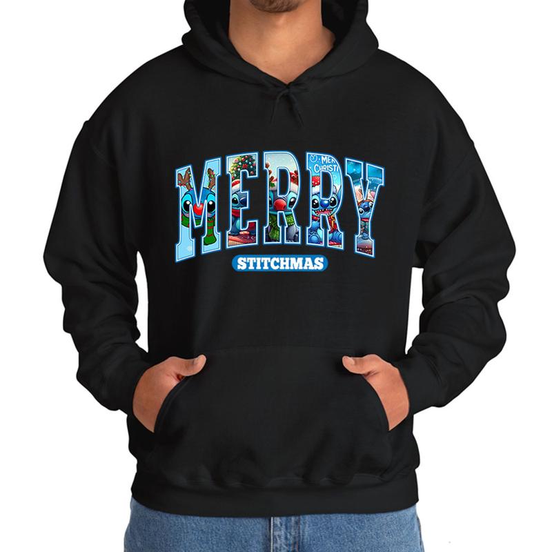 Merry Christmas Crewneck Sweatshirt - Unisex Cotton Blend Fabric - Comfort Classic Menswear