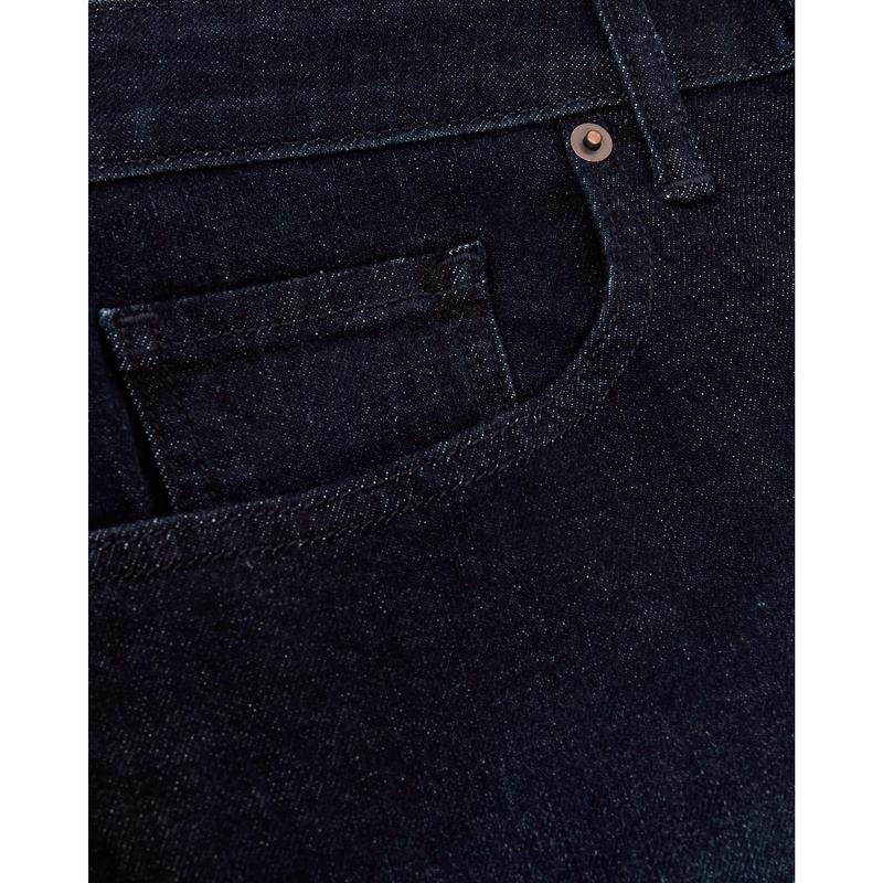 Indigo Rinse Straight Authentic Denim Jeans