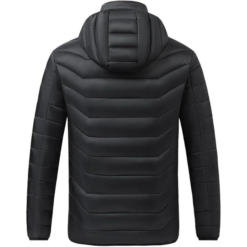 Heated Jacket for Women Men 21 Zones Heated Hoodie Winter Soft Puffer Windproof Coat USB Charging Body Warmer Unisex