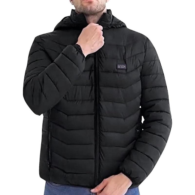 Heated Jacket for Women Men 21 Zones Heated Hoodie Winter Soft Puffer Windproof Coat USB Charging Body Warmer Unisex